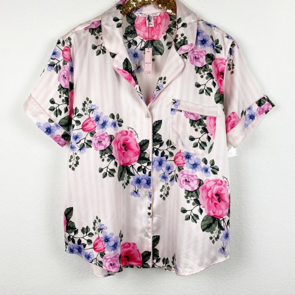 Victoria’s Secret • Luxe Satin Pajama Top